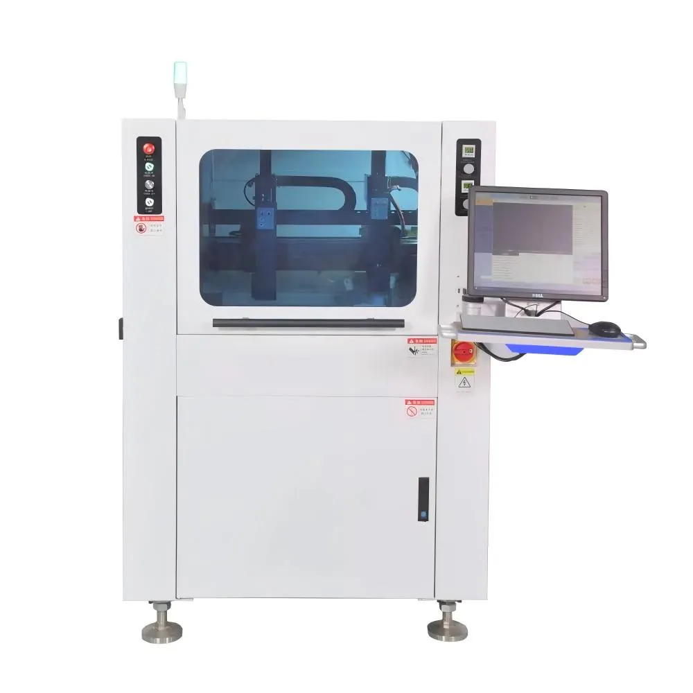 Enclosed automatic dispensing machine for industrial adhesive production